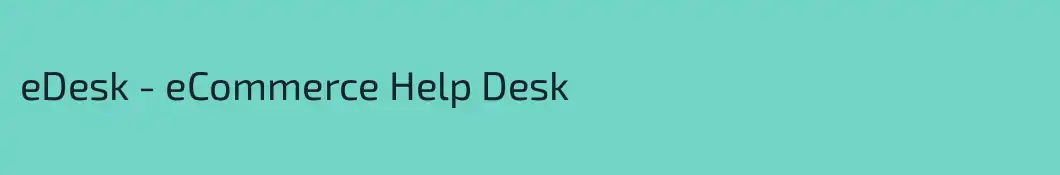 eDesk - eCommerce Help Desk